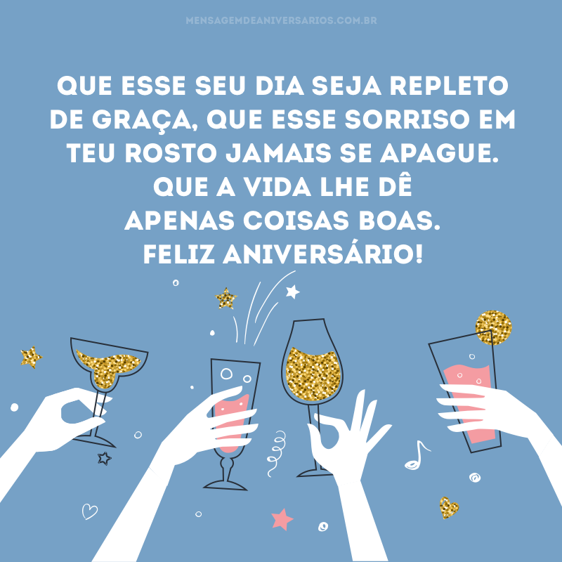 Felicidades por mais um ano de vida