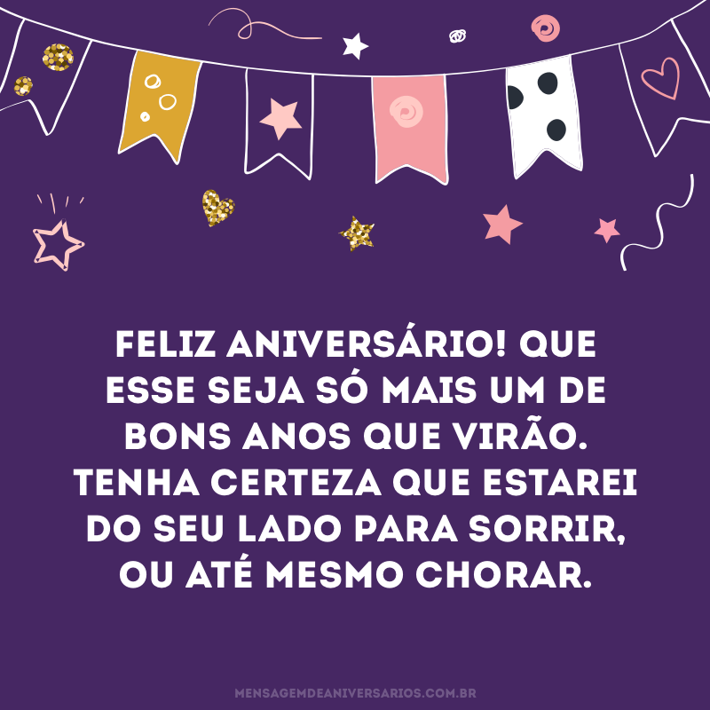 Feliz aniversário, primo