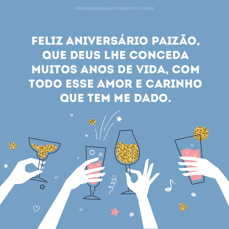 Feliz aniversário paizão