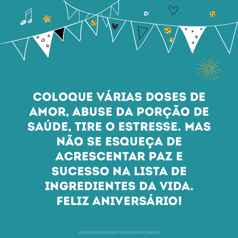 Receita de aniversário