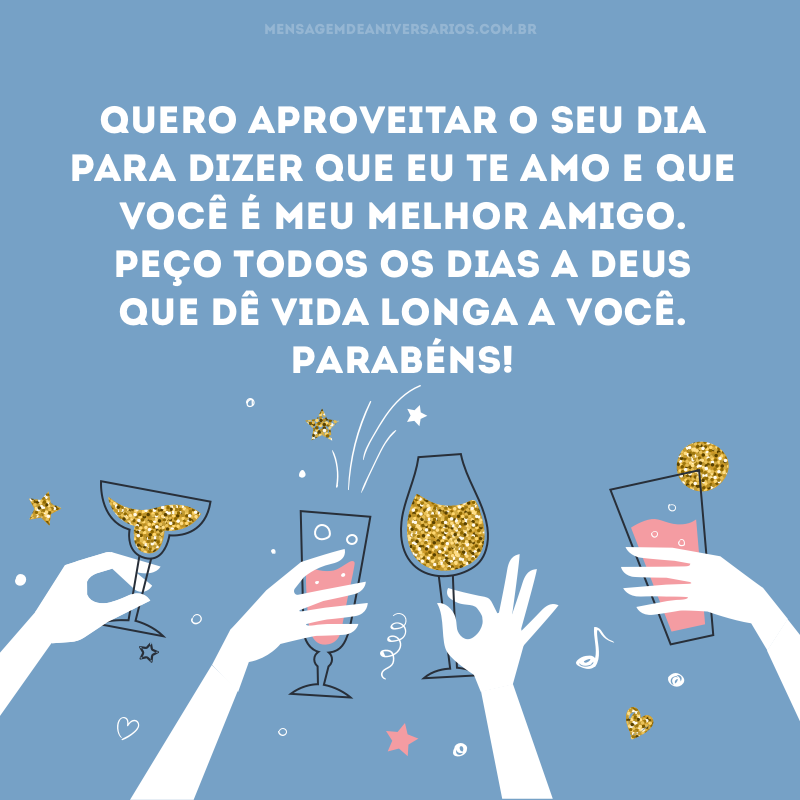 Mensagem de aniversário para irmão