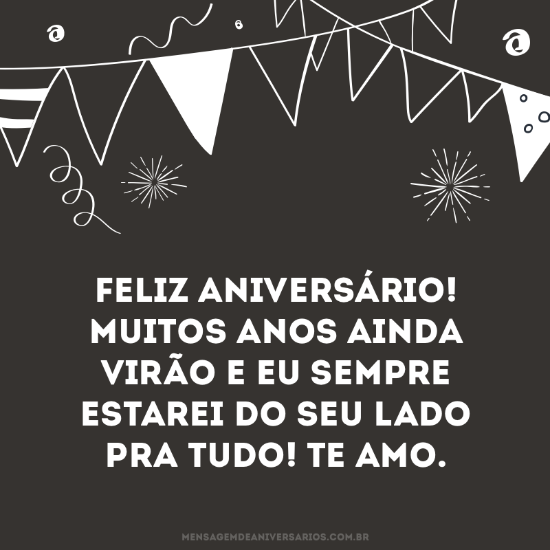 Feliz aniversário filhão