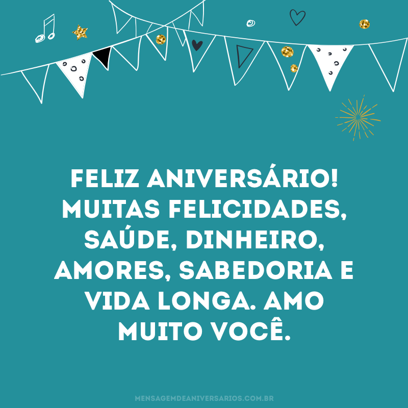 Feliz aniversário minha filha