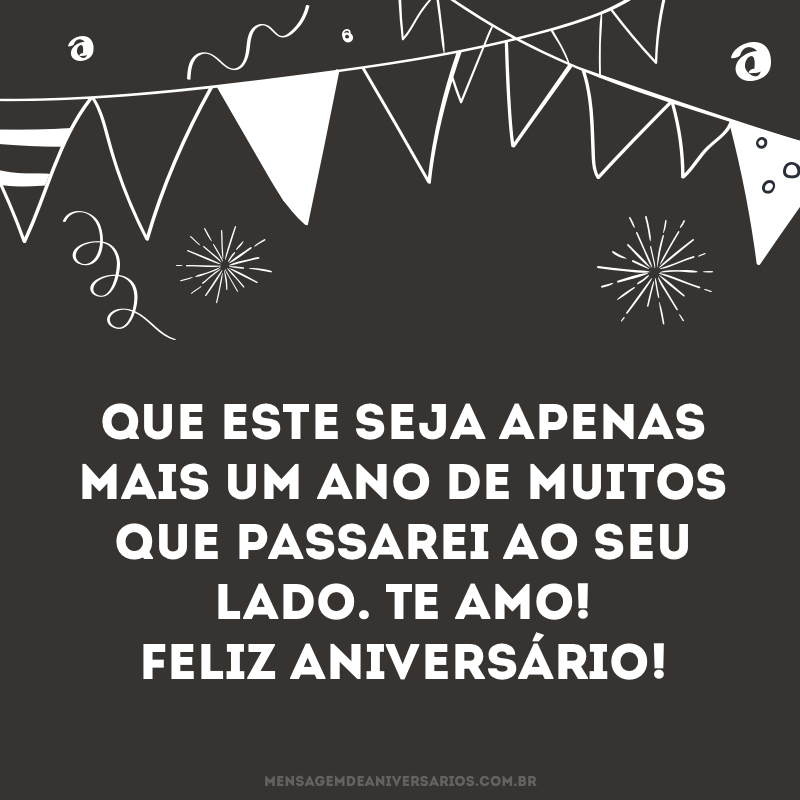 Feliz aniversário, minha bela