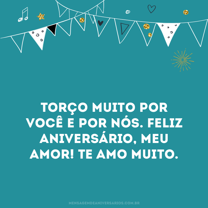 Para meu grande amor, parabéns!