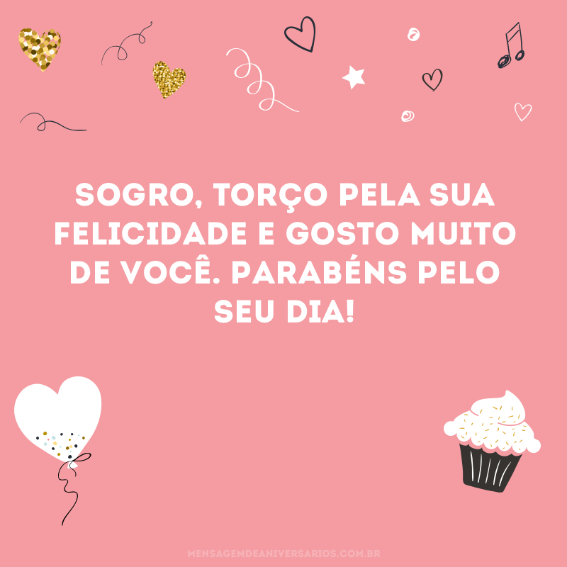 Feliz aniversário, sogro