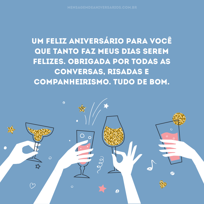 Um feliz aniversário