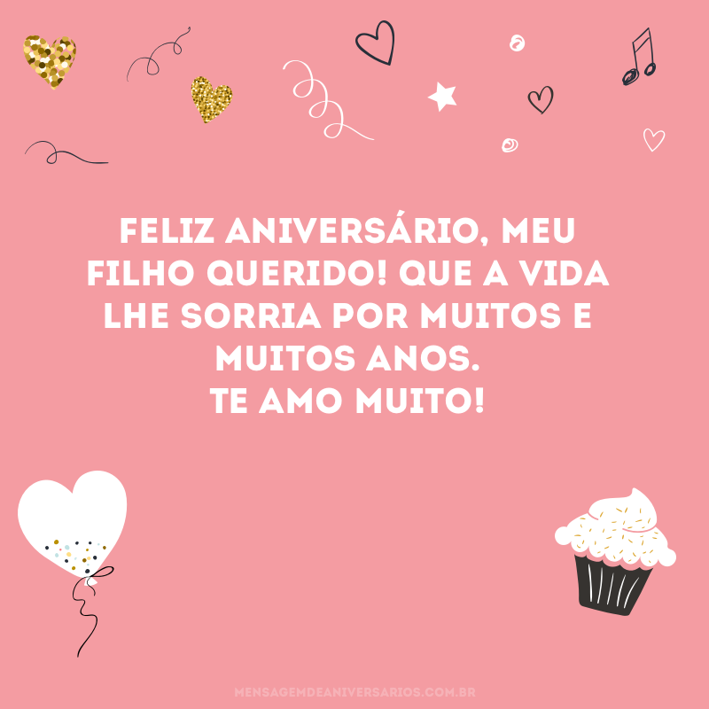 Mensagens de Aniversário para filho