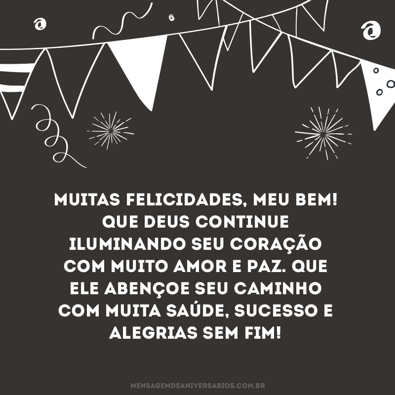 Muitas felicidades, meu bem