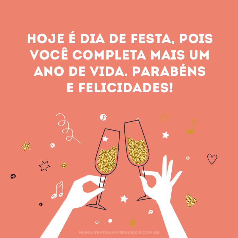 Parabéns, felicidades