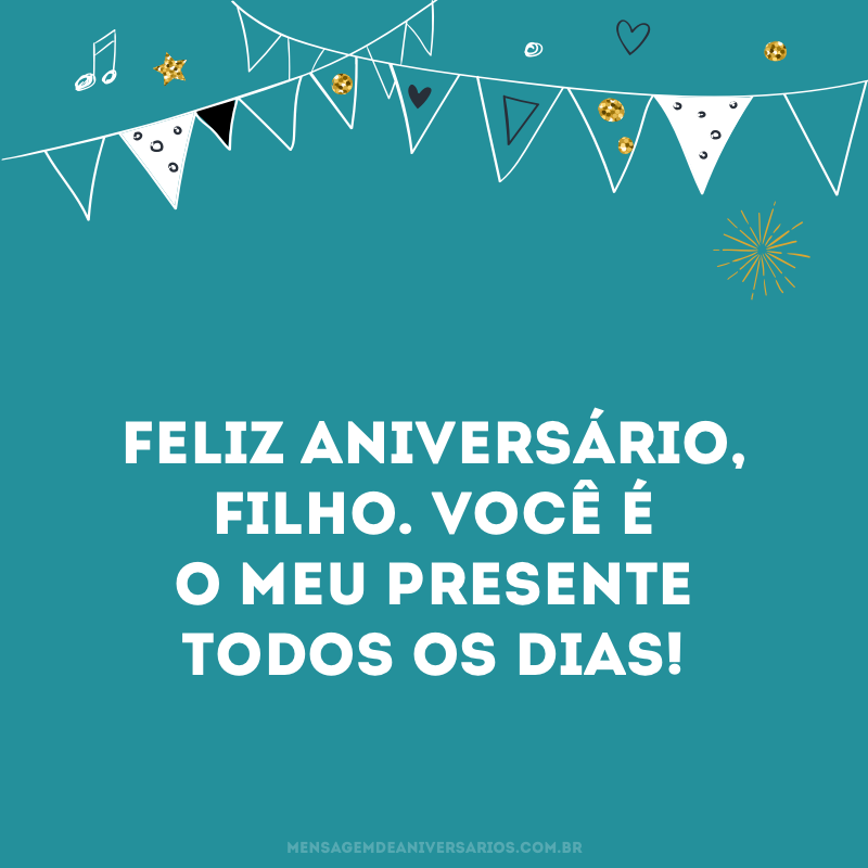 Mensagens de Aniversário para filho