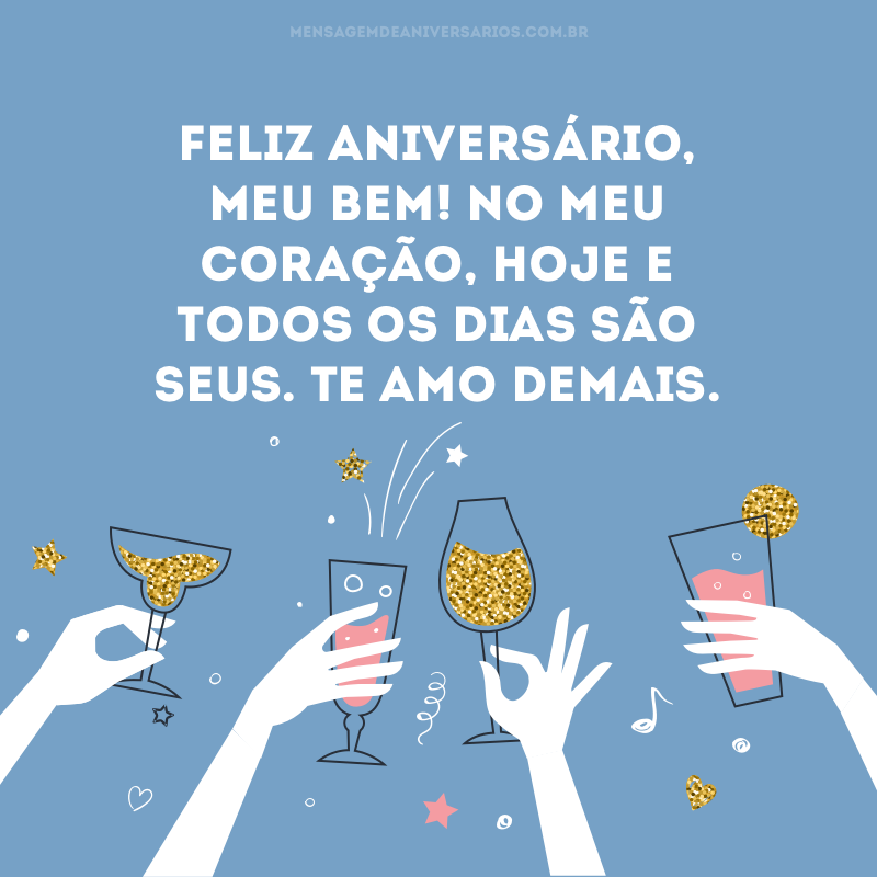 Meu bem, feliz aniversário