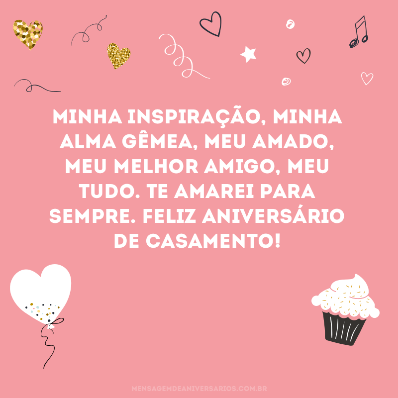 Mensagens de Aniversário de casamento