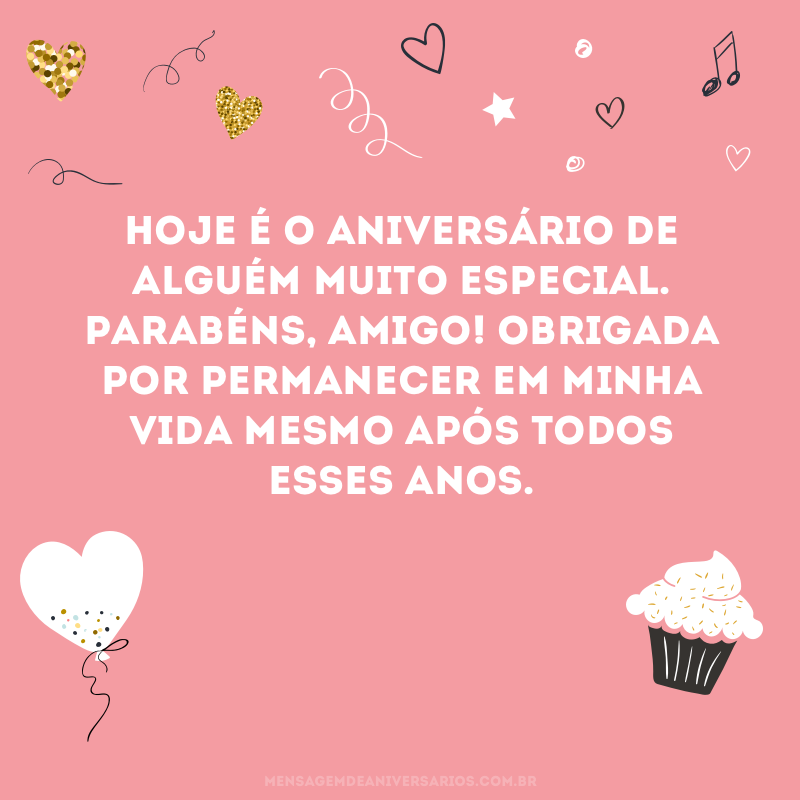 Aniversário de alguém especial