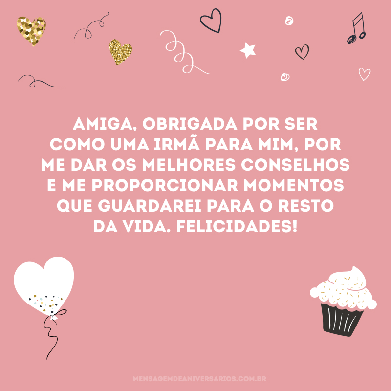 Amiga, obrigada por ser como uma irmã para mim, por me dar os melhores conselhos e me proporcionar momentos que guardarei para o resto da vida. Felicidades! 