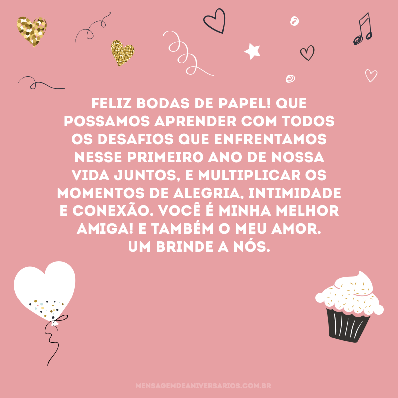 20 mensagens de 1 ano de casados para afirmar os votos e o amor